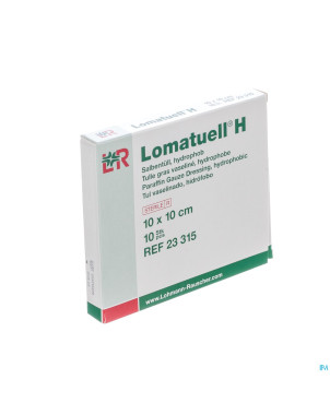Lomatuell h compresse ster 10x10cm 10 23315