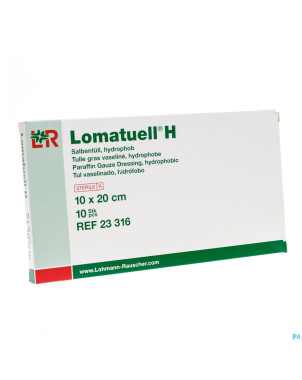 Lomatuell h compresse ster 10x20cm 10 23316
