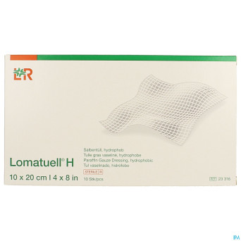 Lomatuell h compresse ster 10x20cm 10 23316