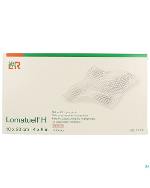 Lomatuell h compresse ster 10x20cm 10 23316