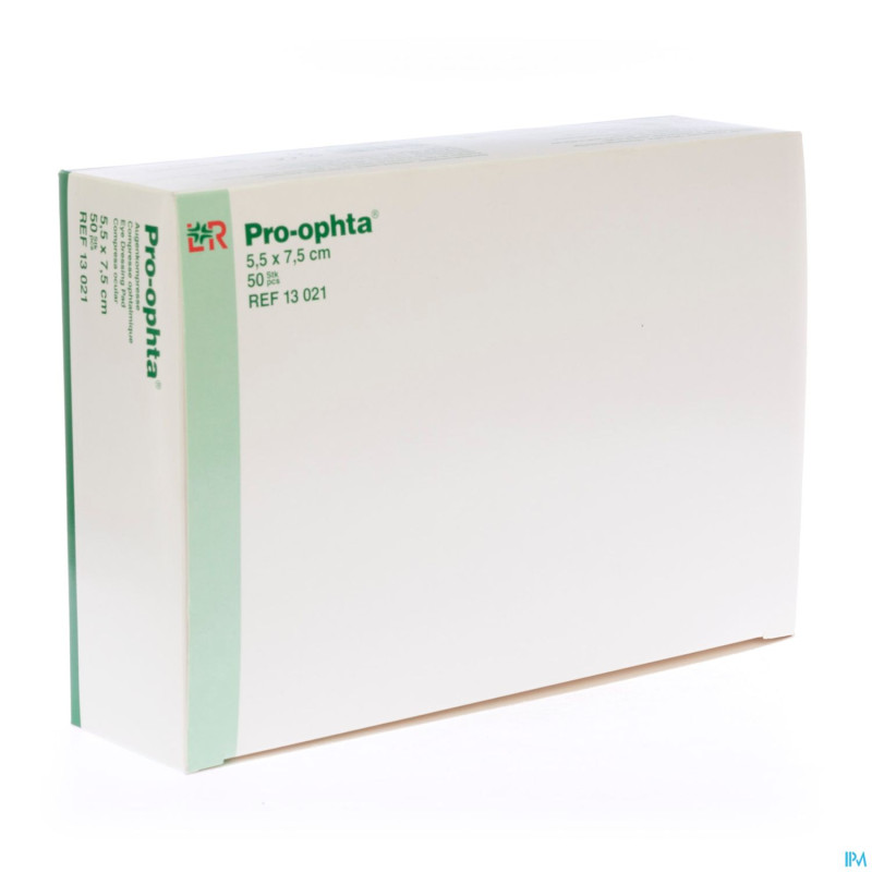 Pro-ophta cp ophtalmo 5,5x7,5cm 50 13021