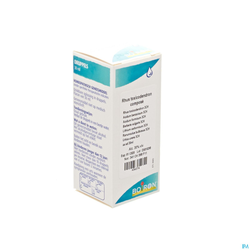 Rhus tox complex    gutt 30ml boiron