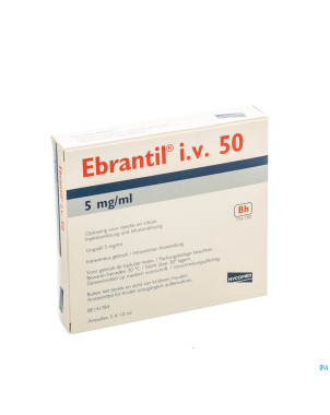 Ebrantil 50 amp   5 x 50 mg/10 ml