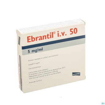 Ebrantil 50 amp   5 x 50 mg/10 ml