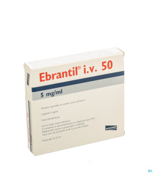 Ebrantil 50 amp   5 x 50 mg/10 ml