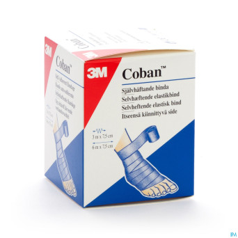 Coban 3m bandage el.blue roul. 7,5cmx4,57m 1583p-b
