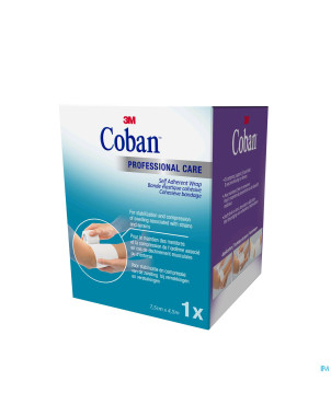 Coban 3m bandage el.white roul.7,5cmx4,57m 1583p-w