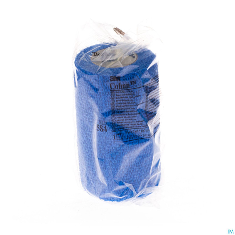 Coban 3m bandage el. blue roul. 10,0cmx4,5m 1 1584