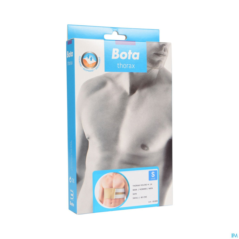 Bota thorax homme velcro h 14cm  s