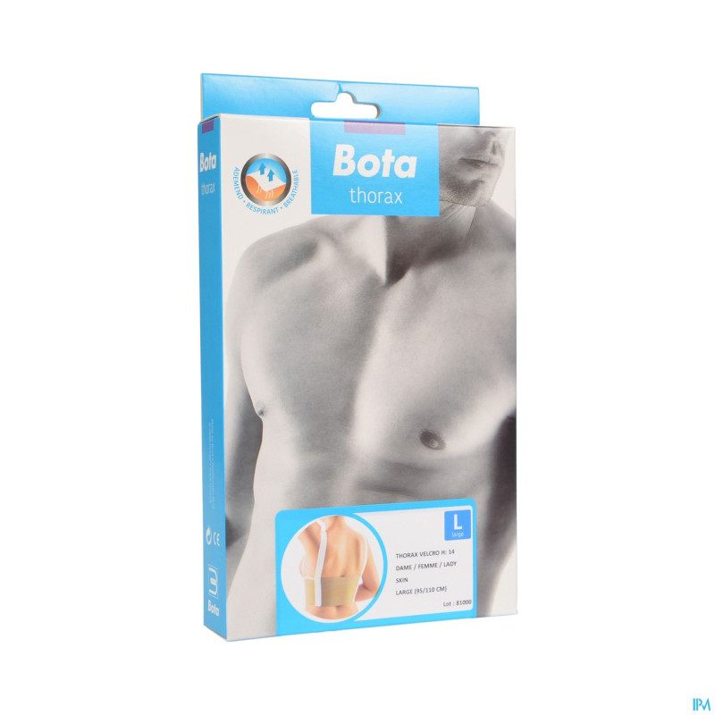 Bota thorax dame velcro h 14cm  l