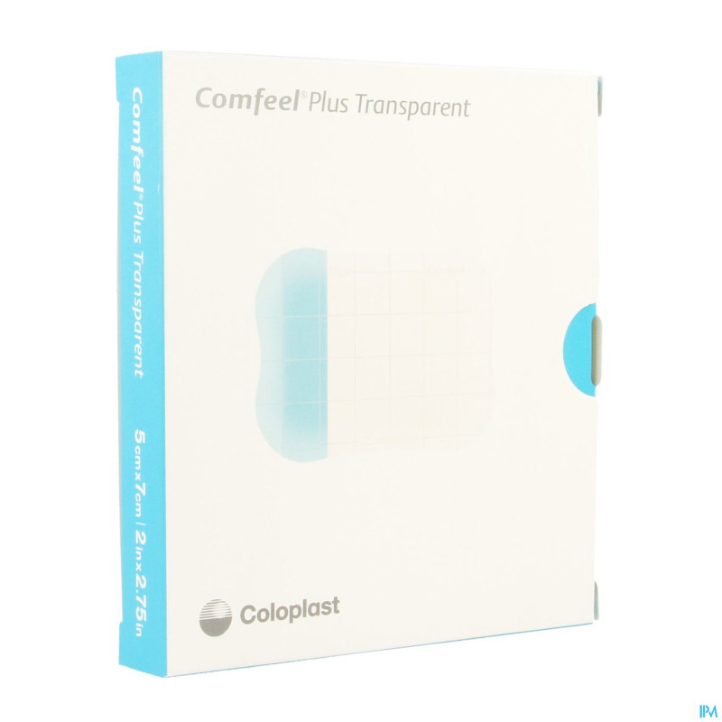 Comfeel plus plaques transp  5x 7cm 10 33530