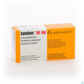 Cataflam drag 30 x 50mg