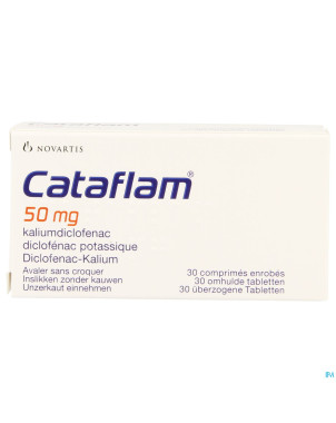 Cataflam drag 30 x 50mg