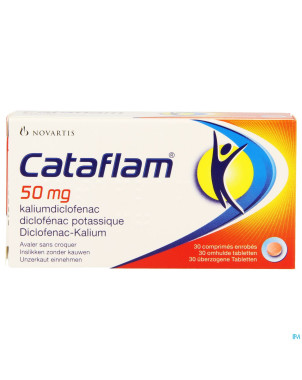 Cataflam drag 30 x 50mg