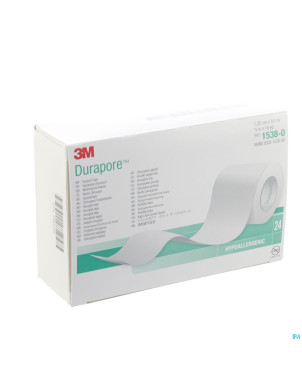 Durapore 3m sparadrap soie synth.12mmx9m 24 1538/0