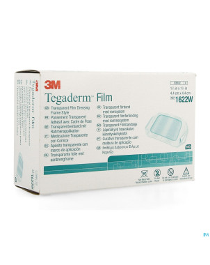 Tegaderm 3m transp    4x 4cm 100 1622w