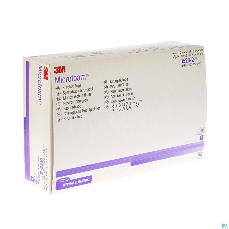 Microfoam 3m tape elast    50mmx5m  6 1528/2