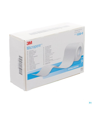 Micropore 3m sparadrap  12mmx9,14m rouleau 24 1530