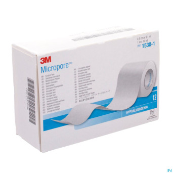 Micropore 3m sparadrap  25mmx9,14m rouleau 12 1530