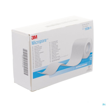 Micropore 3m sparadrap  25mmx9,14m rouleau 12 1530