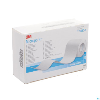 Micropore 3m sparadrap  25mmx9,14m rouleau 12 1530