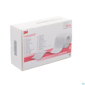 Transpore 3m sparadrap el.transp 12mmx9m 24 1527/0