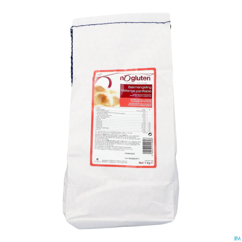 Nogluten melange panifiab.    1kg 5589 revogan
