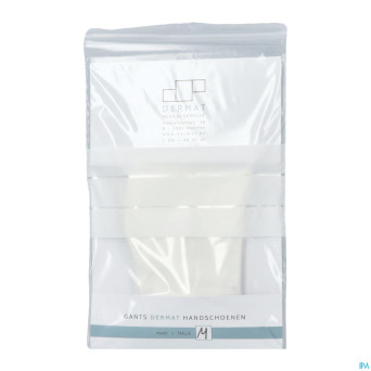 Dermat gants 2 medium 100% coton