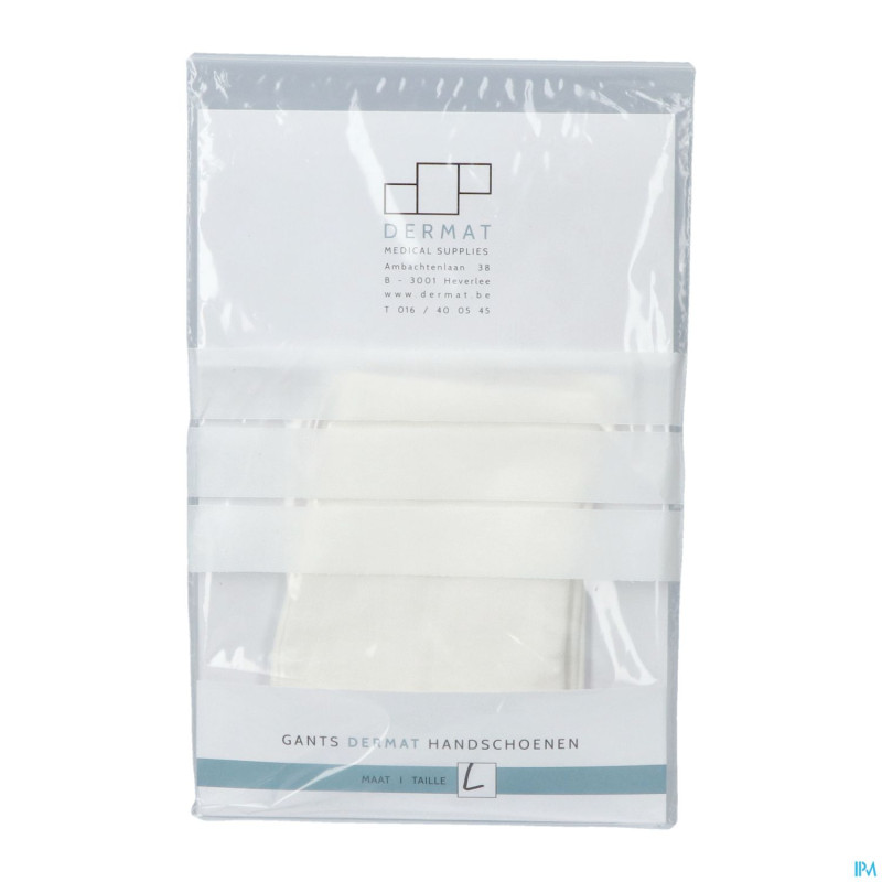 Dermat gants 2 large  100% coton