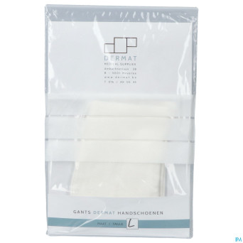 Dermat gants 2 large  100% coton