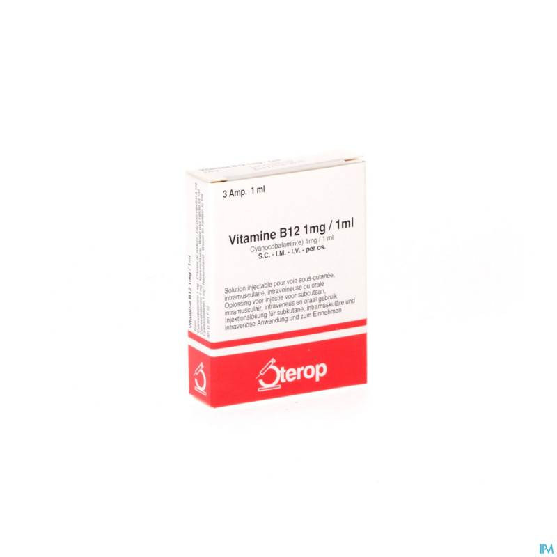 Vit b12 sc/im/iv amp   3 x 1mg/1ml