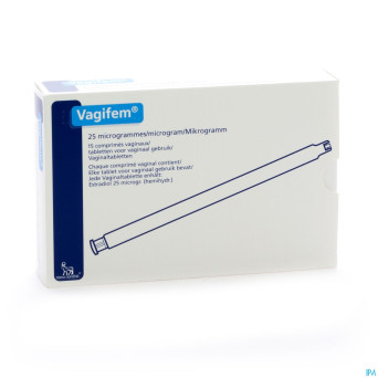 Vagifem comp. vag. 15 x 0,025 mg