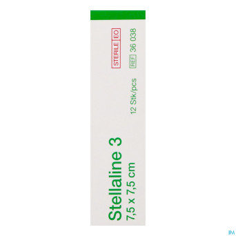 Stellaline 3 comp ster    7,5x 7,5cm  12 36038