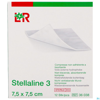 Stellaline 3 comp ster    7,5x 7,5cm  12 36038