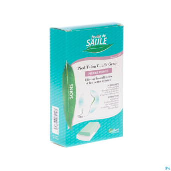 Feuille saule pierre pedicure