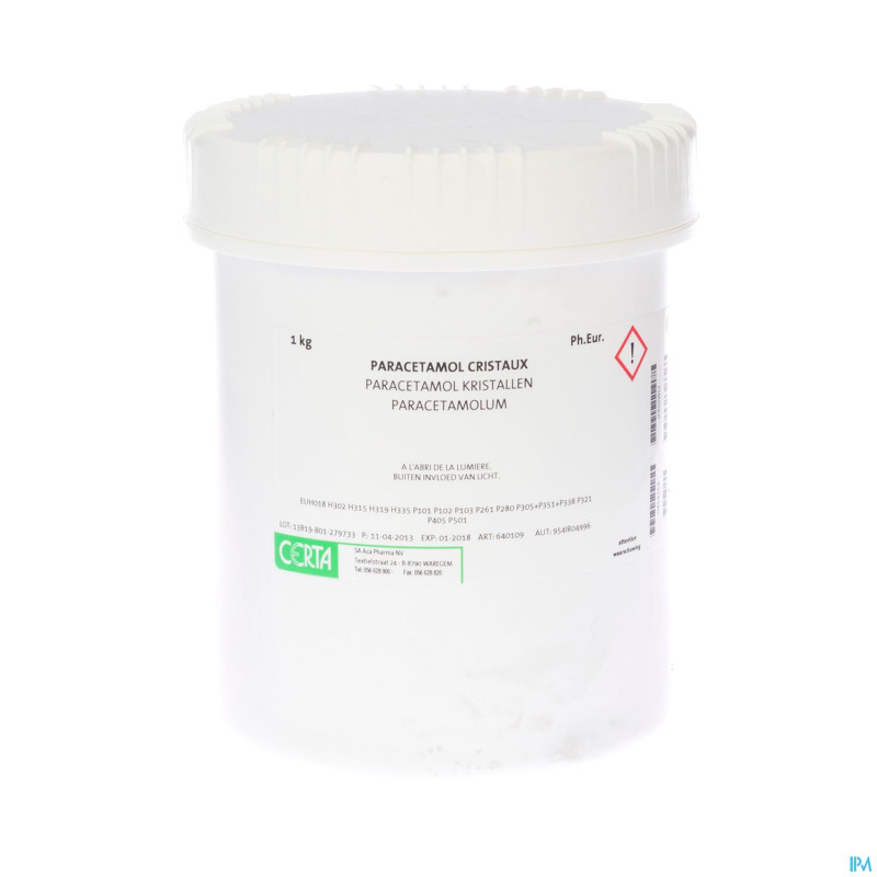 Paracetamol crist. vrac    1kg certa