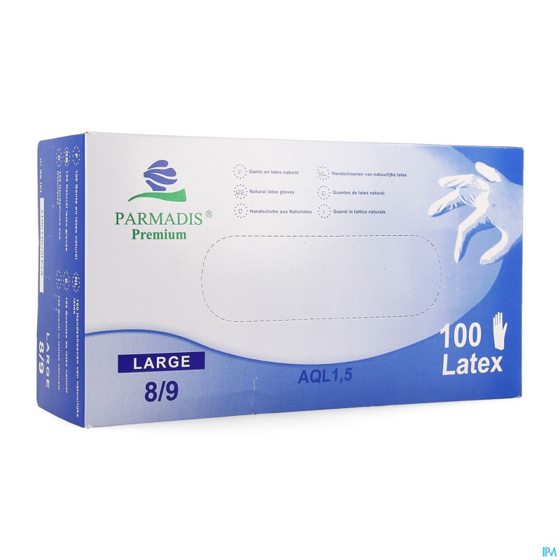 Appeg gants latex large 100