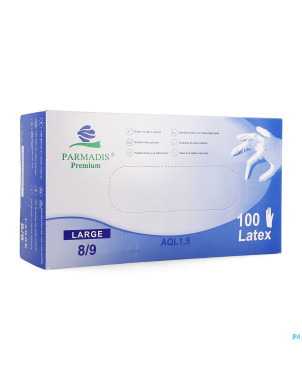 Appeg gants latex large 100