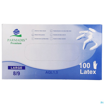 Appeg gants latex large 100