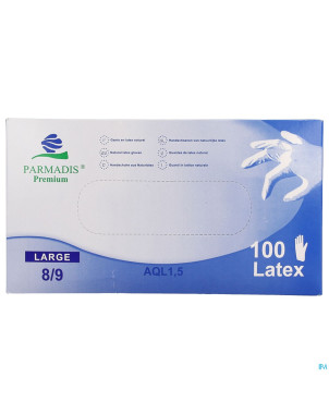 Appeg gants latex large 100