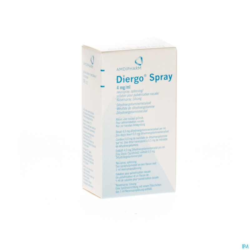 Diergo spray nasal 1 amp. 1 ml 4 mg
