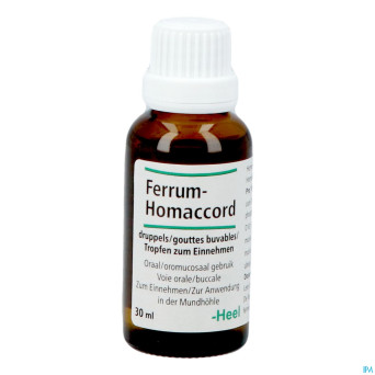 Ferrum-homaccord    gutt  30ml heel