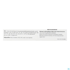 Capvaxive sol inj seringue preremplie 0,5ml