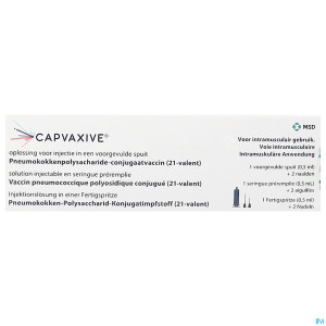 Capvaxive sol inj seringue preremplie 0,5ml