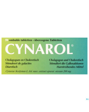 Cynarol drag. 50 x 200 mg
