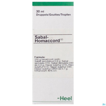 Sabal-homaccord    gutt  30ml heel