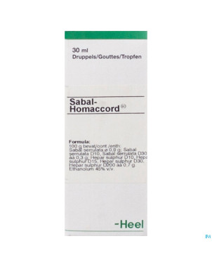 Sabal-homaccord    gutt  30ml heel
