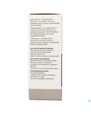 Fraxiparine ser 10 x 1,0 ml 9500 ui axa