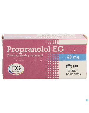 Propranolol eg    comp 100x40mg
