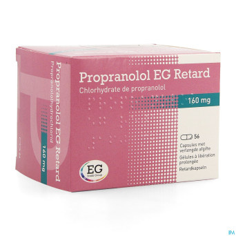 Propranolol retard eg caps  56x160mg
